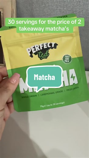 PerfectTed Vanilla Matcha – Smooth & Convenient Option