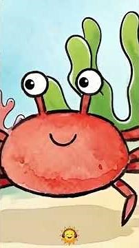 Down in the Deep Blue Sea - A fun sing-along song with an octopus, shark and crab #singalongsongs