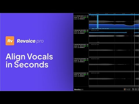 How To Align Vocals in Seconds with Revoice Pro 5