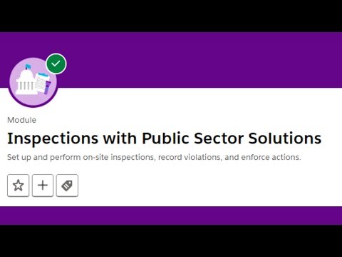 Inspections with Public Sector Solutions || Salesforce Trailhead