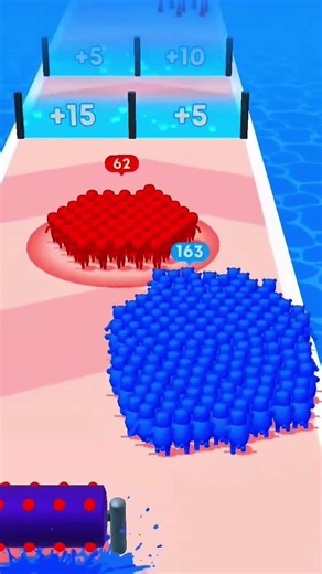 1000 Blue Vs Red Count Masters Run 3D Gameplay Stickman War 🎯 #androidgameplay #shorts #video #games