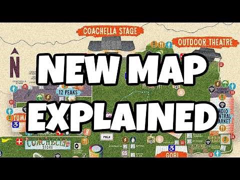 Coachella 2025 MAP EXPLAINED