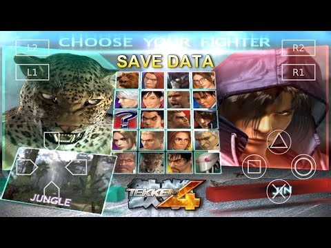 TEKKEN 4 PS2 ANDROID | All Players & Stages | Savedata Aethersx2
