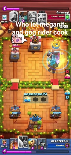 meganit and hod rider cooking #clashroyale
