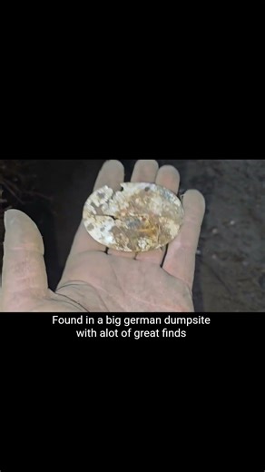 World War 2 Metal Detecting German ID Tag After Cleaning #metaldetecting #ww2 #german #relichunting
