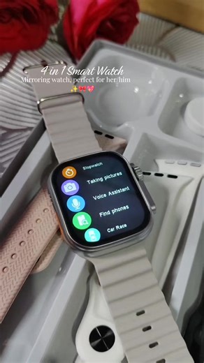 4 in 1 Smart Watch: The Ultimate Mirroring Watch