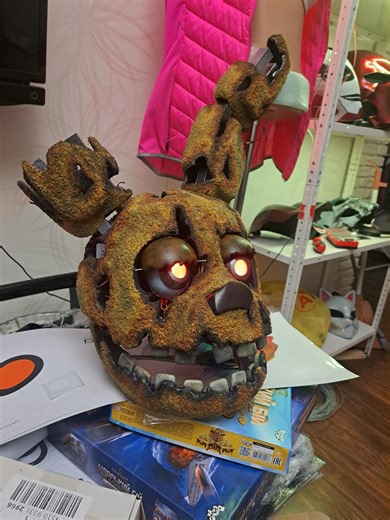 Springtrap Animatronic Cosplay Helmet Fnaf / Five Nights at Freddys - Etsy Australia