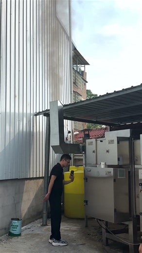 factory smoke filtering solutions#electrostaticsmokeremoval #boilerpabrik #asaphitam