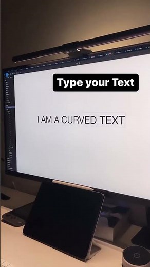how to curve your text using Figma