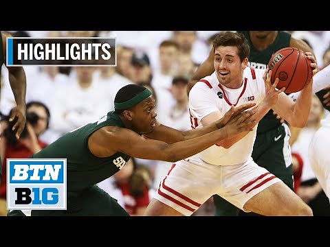 Highlights: Badgers Pull Off Upset | Michigan State at Wisconsin | Feb. 1, 2020