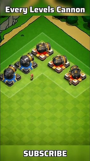 Every Levels Cannons | #coc