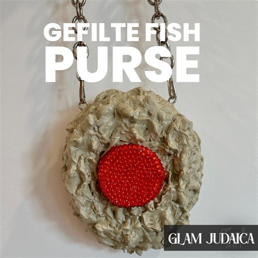 Gefilte Fish Purse-jewish Fish Handbag by Glam Judaica - Etsy