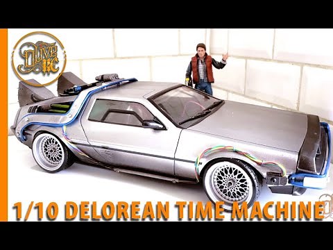 RC DRIFT CAR - DELOREAN TIME MACHINE custom body