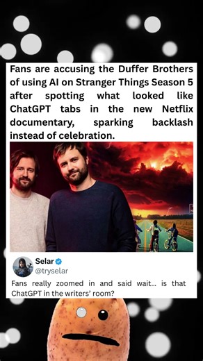 The "AI in Hawkins" Scandal: Duffer Brothers Face Backlash Over ChatGPT Tabs #StrangerThings5