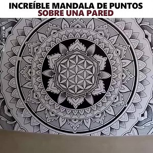 5.7K views · 25 reactions | Increíble mandala de puntos sobre una pared. El resultado es hipnotizante. Gracias a @zkorvin https://www.facebook.com/zkorvin https://www.instagram.com/zkorvin/ https://www.youtube.com/zakkorvin | Maestro Mente | Facebook