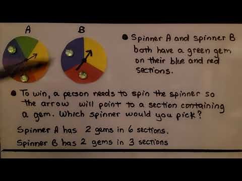 7th Grade Math 13.1a, Finding Theoretical Probability