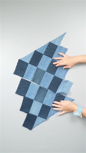 DIY Patchwork Handbag from Old Jeans Miarti🪡🧵✂️ 👜✌️#1