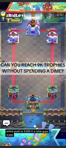 Hunter's Journey to 9000 Trophies in Clash Royale