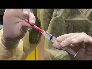 Withdrawing from a vial