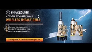 87K views | WELCOME TO THE REVOLUTION! The Rattlegun is a battery-powered impact wrench that works to loosen and tighten bolted connection and hardware in an energized envoronment! Find out more >> https://snakeguns.com/ | Bevins Co. | Facebook