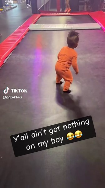 My boy gone be a gymnast #kidsgymnastics #viral #blowthisup #trampolinepark #funny #fun