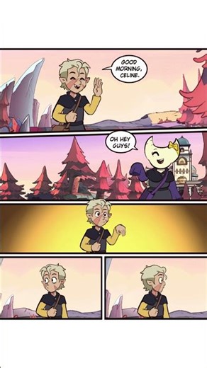 😂Hunter thinks he's walking alone #huntertoh #theowlhouse #toh #moringmark #owlhousecomic