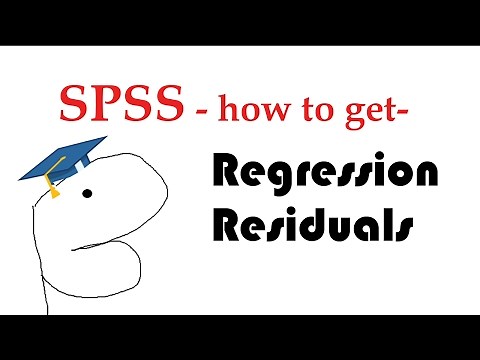 SPSS regression residuals - unstandardized, standardized, studentized