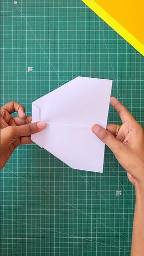 how to make a boomerang paper plane , Easy returnable paper plane toy