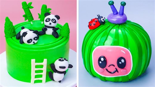 How to Make a Yummy Birthday Cake 🎂 | Easy Tutorial with Satisfying Decoration