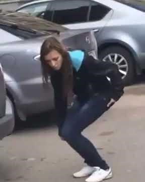 Girl on drugs, pooping in pants!