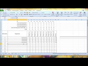 Tabulacion con Excel