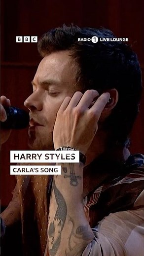 Harry Styles performing Carla's Song in the #LiveLounge ✨ #CarlasSong #kattdo #harrystyles