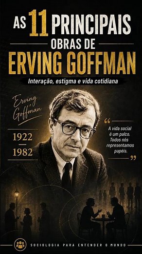 As 11 principais obras de Erving Goffman
