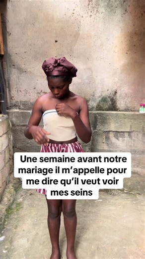Il veut voir mes seins une semaine avant le mariage