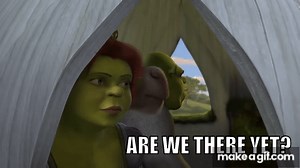 Are we there yet? - Shrek 2 on Make a GIF