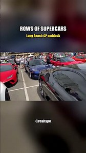 Rows of Supercars: Which One Would You Take? 😮 | Long Beach Grand Prix