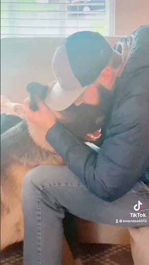 The unbreakable bond between a man and his dog#mansbestfriend #doglove #petlove
