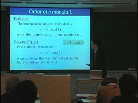 量子コンピュータ授業 #7 ショアの素因数分解アルゴリズム