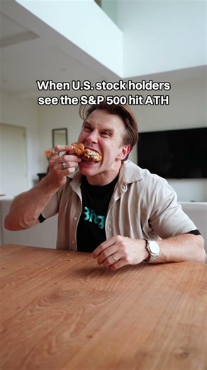 My diet plan as soon as the S&P 500 hits a new ATH. 🥗🗑