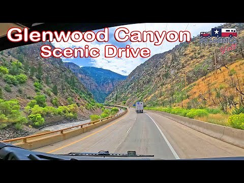 Glenwood Canyon Colorado I-70 Scenic Drive