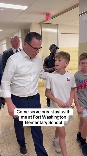 Sound bites from the school breakfast line at Fort Washington Elementary School. 🎤