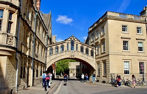 Bridge of Sighs in Oxford, England