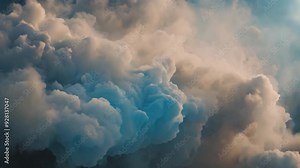 Render a dynamic overlay of glowing blue smoke, resembling a mystical spell in motion