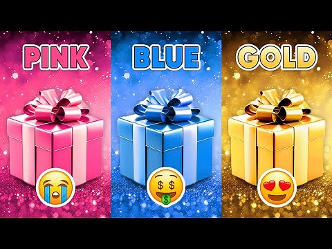 Choose Your Gift...! Pink, Blue or Gold 💗💙⭐️ How Lucky Are You? 🎁 Quiz Kingdom