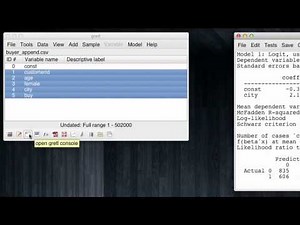 Gretl Tutorial 3B: Forecasting a Large Number of Observations