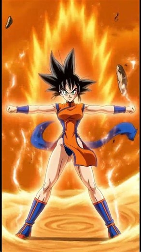 Goku Gender Swap Power Unleashed #shorts #anime #tgtf