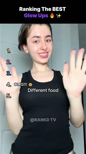 Ranking The BEST Glow Ups 🔥✨ #tiktokviral #glowup #shorts