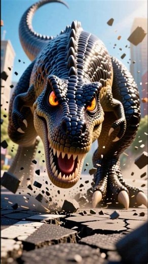 Godzilla is Angry 🦖. #viralreels #shortfilm #3danimation #ai #reels #viral #fyp #fun