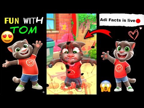 Fun with talking Tom 😂🐱