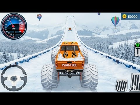 Monster Truck Mega Ramp Stunts – Extreme GT Racing & Impossible Tracks – Android Gameplay